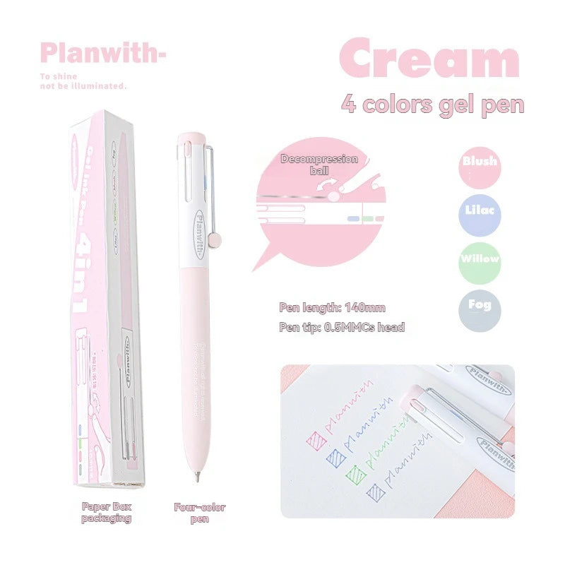 4-Color Gel Pen