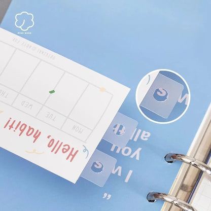 Self-Adhesive Binder Hole Stickers – Planner Reinforcement & Hanging Index Labels