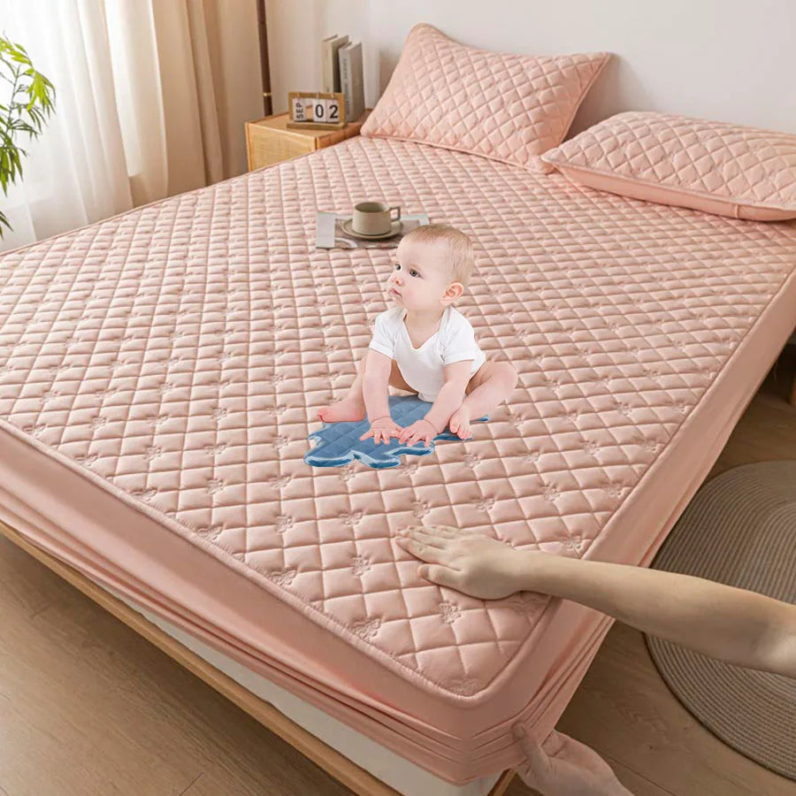 3D Waterproof Quilted Mattress Protector
