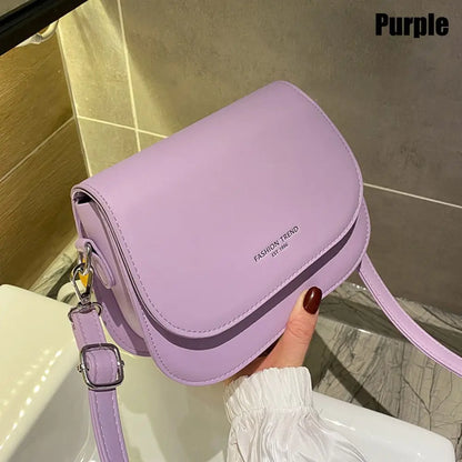 Women's PU Saddle Shoulder Crossbody Bag