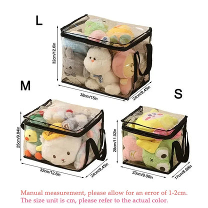 Transparent Waterproof Folding Toy Storage Box