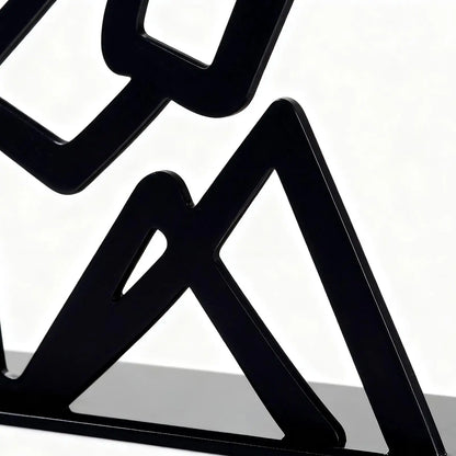 Abstract Metal Bookends