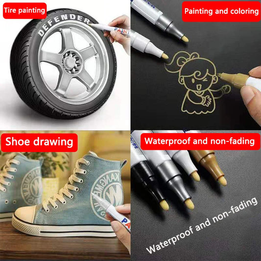 White Oil-Based Marker Pen