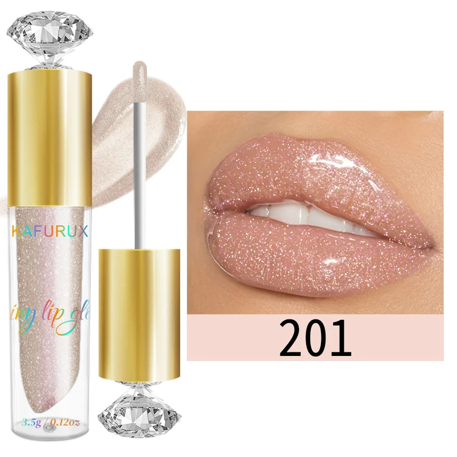 9 Colors Moisturizing Diamond  Glitter Lip Gloss