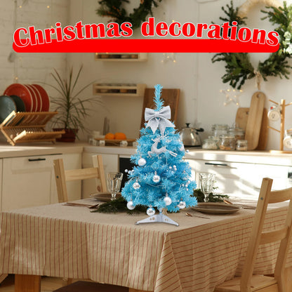 45cm Blue LED Christmas Tree