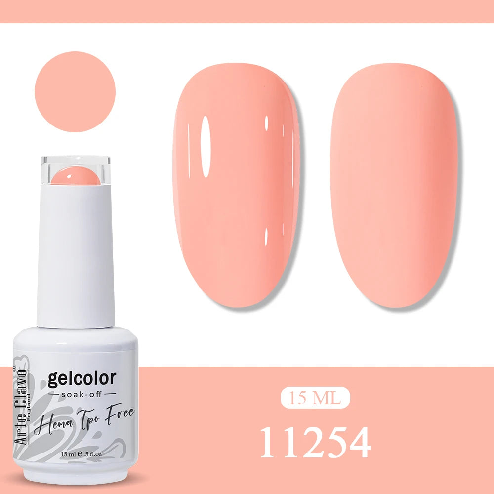 Arte Clavo Orange Gel Nail Polish