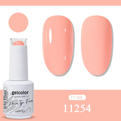 Arte Clavo Orange Gel Nail Polish