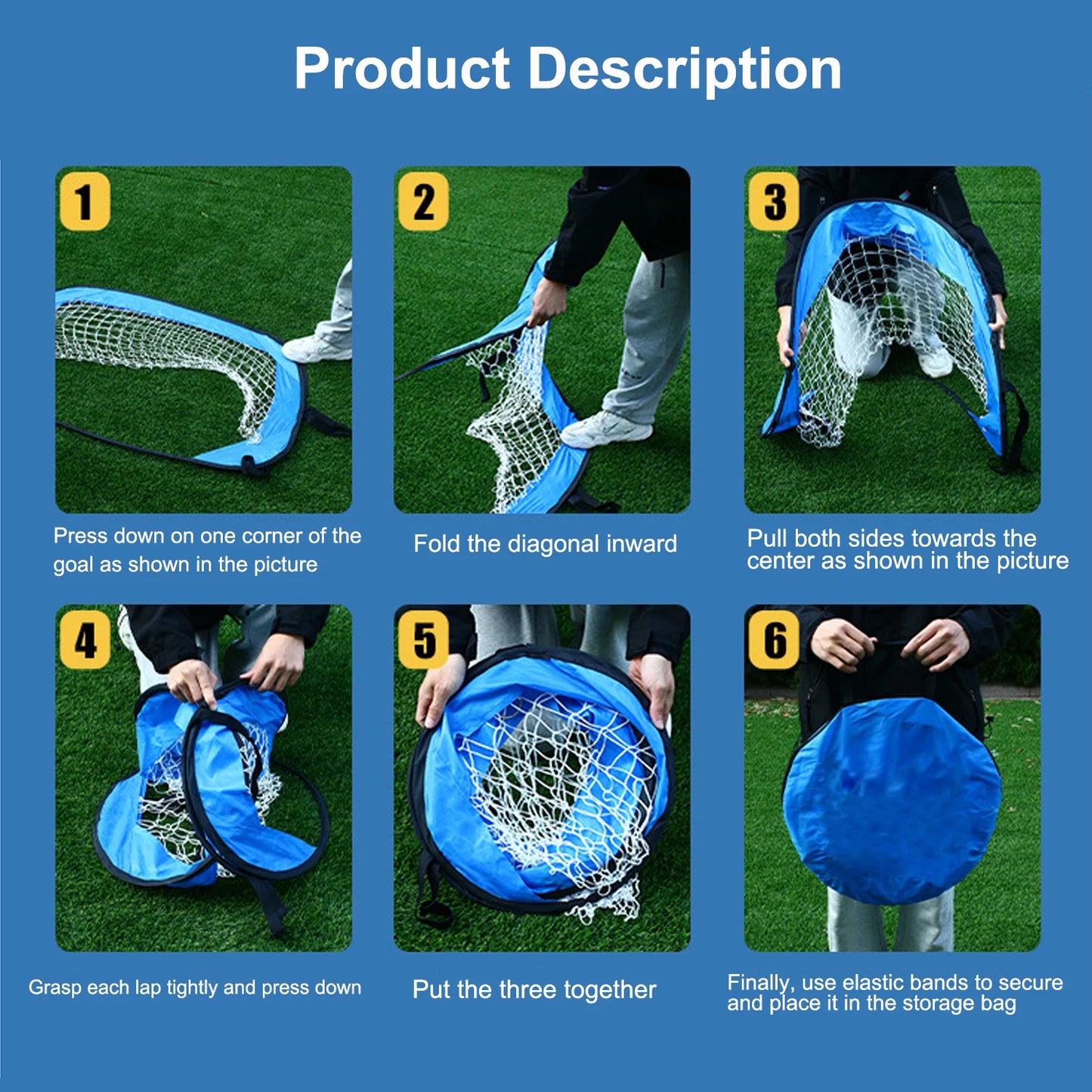 Portable Pop-Up Soccer Goal