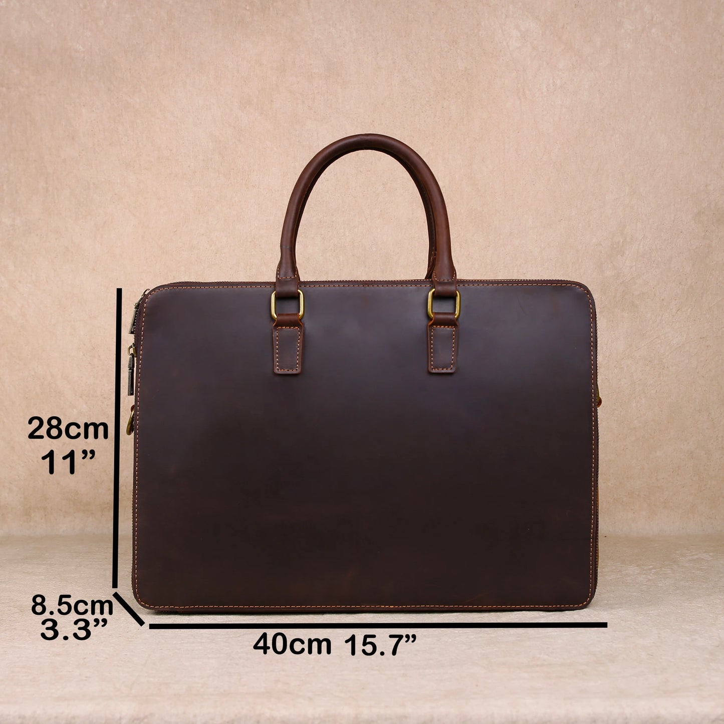 Genuine Leather Executive Briefcase