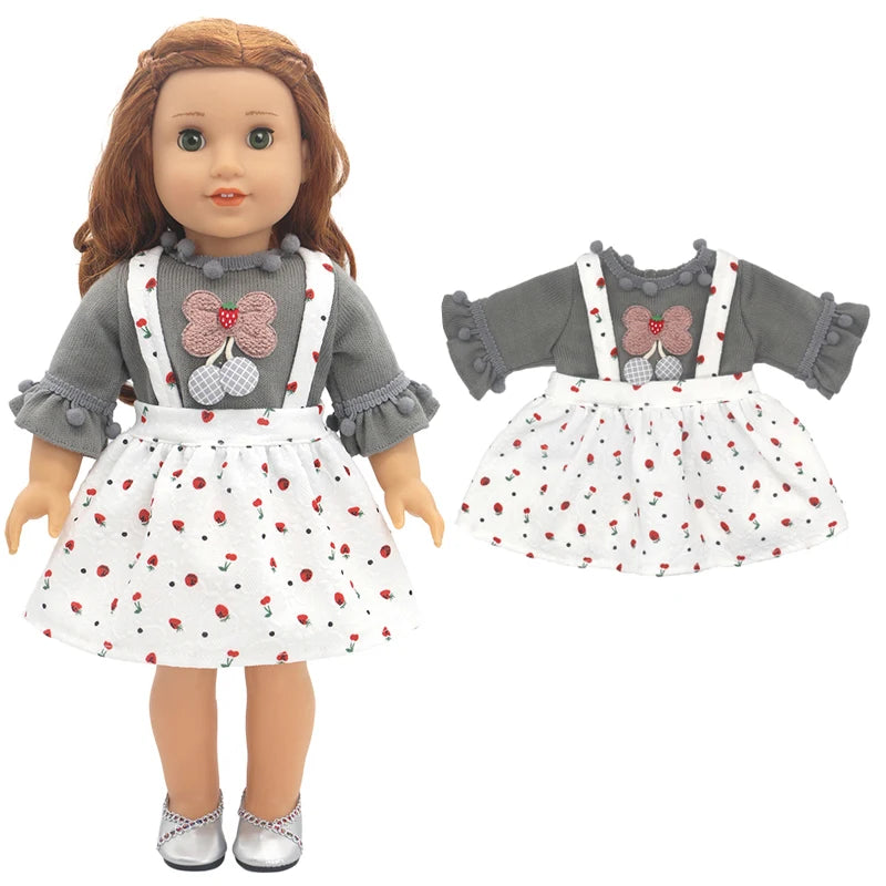 18 Inch  Baby Girl Doll Clothes