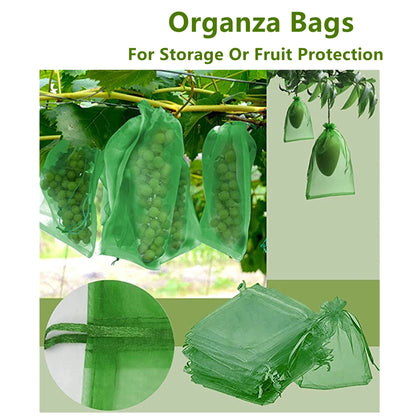 Fruit Protection Mesh Bags with Drawstring