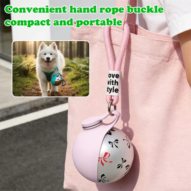 Leak-Proof Travel Water Bottle & Foldable Drinking Bowl for Dogs and Cats