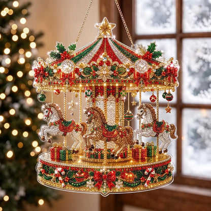 DIY Diamond Painting Christmas Tree Ornament