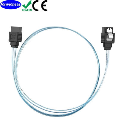 SATA III 12Gbps Data Cable with Locking Latch