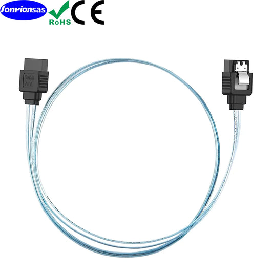 SATA III 12Gbps Data Cable with Locking Latch