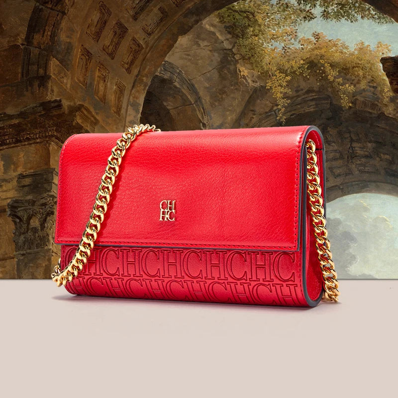 Classic Square Crossbody Messenger Bag