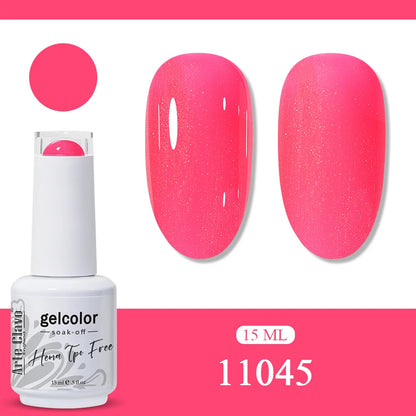 Arte Clavo Orange Gel Nail Polish