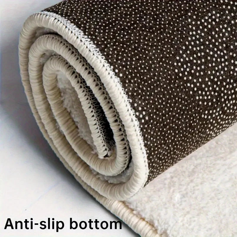 Ocean-Themed Plush Bathroom Mat