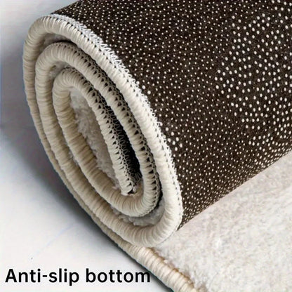 Ocean-Themed Plush Bathroom Mat