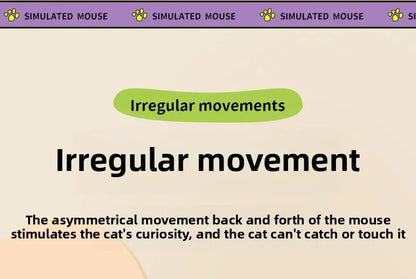 Interactive Moving Mouse Cat Toy