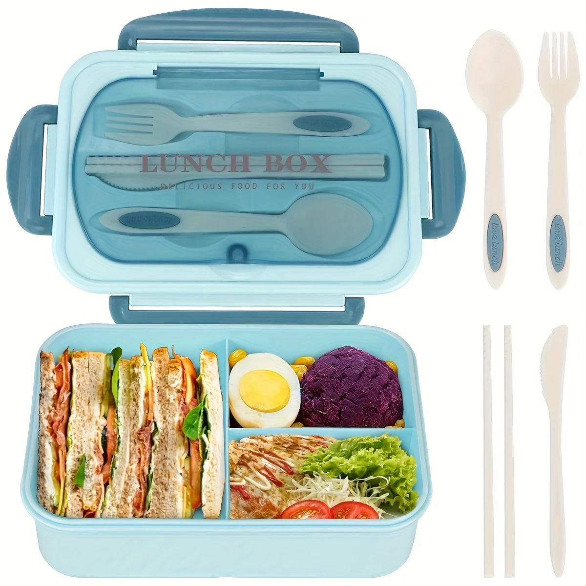 Insulated Bento Lunch Box with Compartments