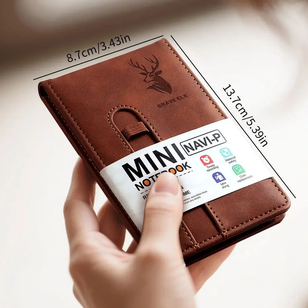 A7 Leather Pocket Notebook Set