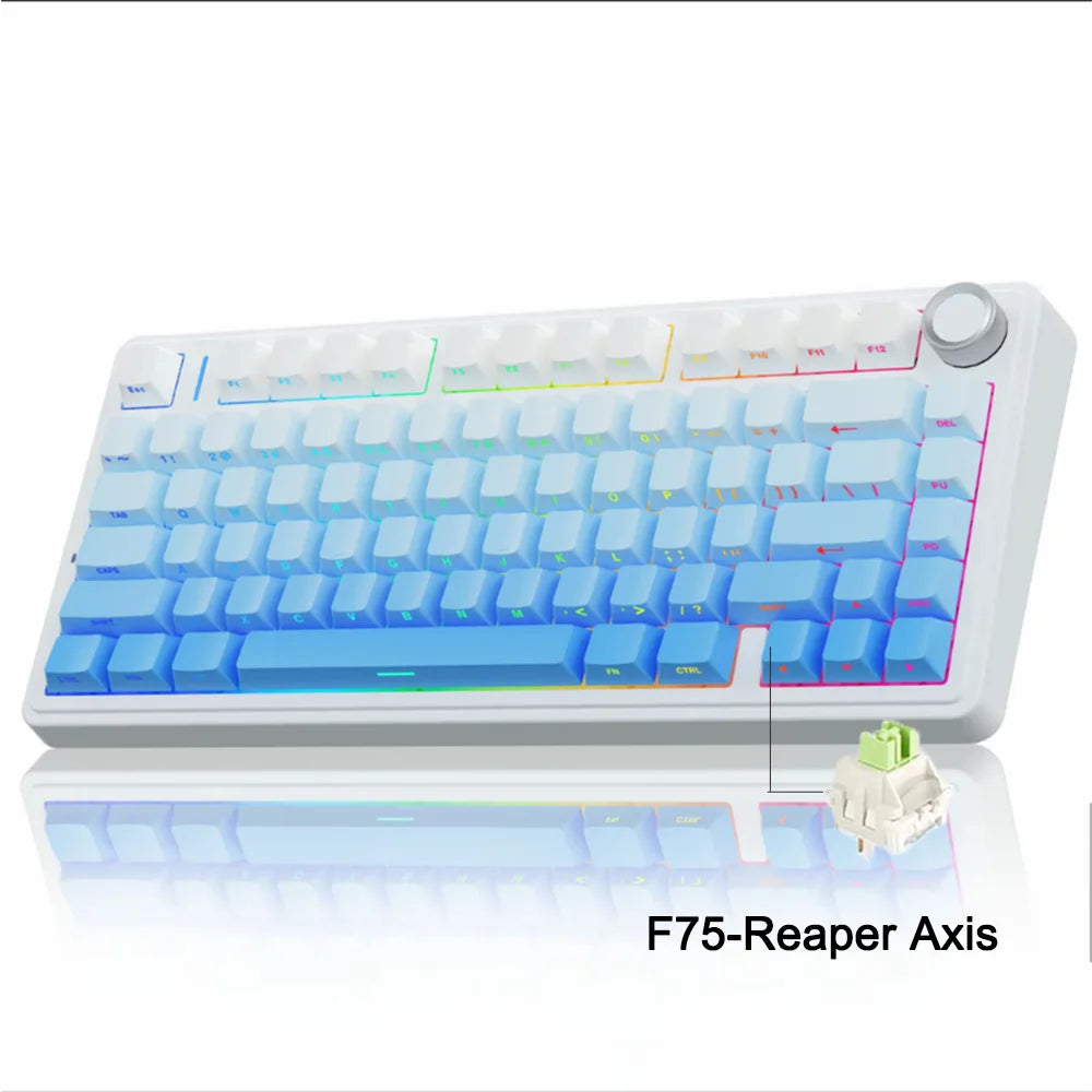 AULA F75 Tri-Mode Mechanical Gaming Keyboard