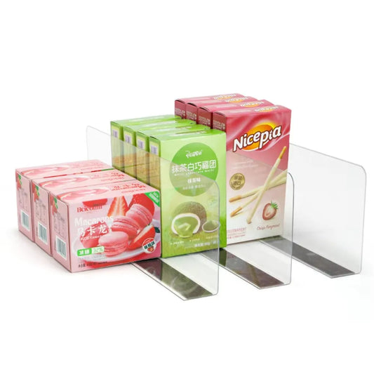 Clear PVC Shelf Dividers Organizer