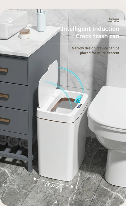 Smart Bathroom Trash Can 15L