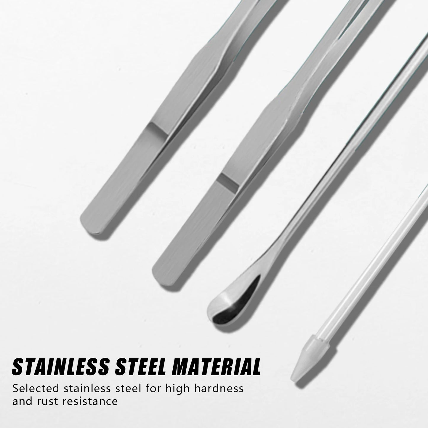Stainless Steel Reptile Feeding Tongs Set