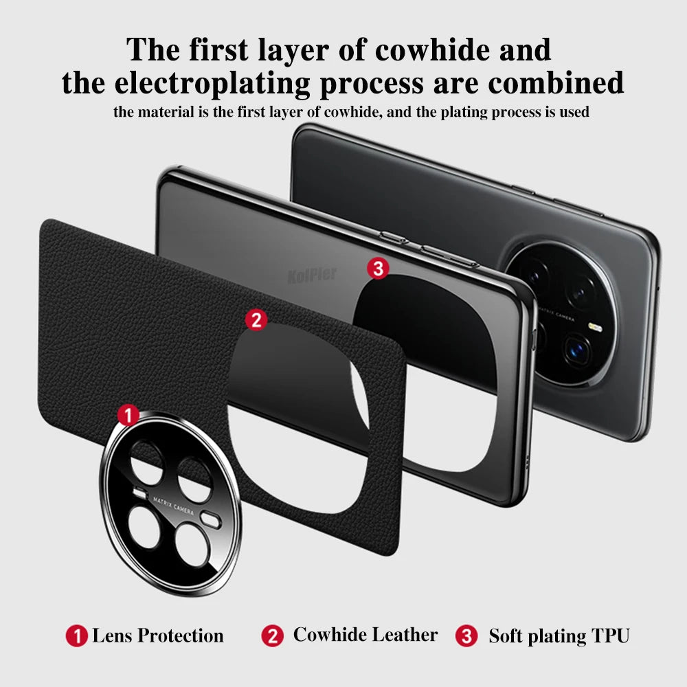 Mobile Phone Case – Original Leather Case For Honor Magic