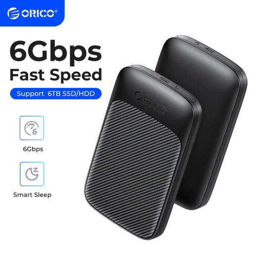 ORICO 2.5” SATA to USB-C HDD & SSD Enclosure