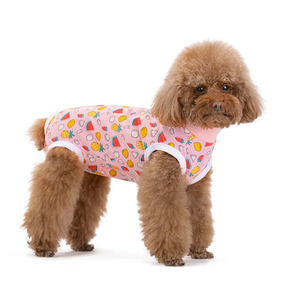 Cotton Dog Recovery Suit Anti-Licking Jumpsuit