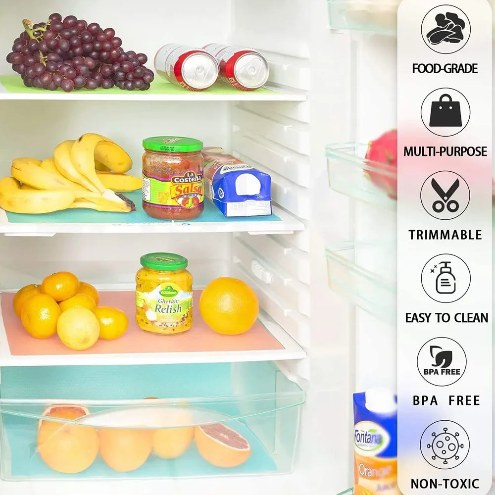 Washable Refrigerator Shelf Liners Set