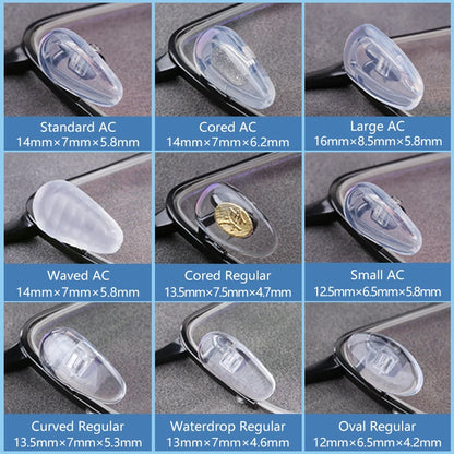 COLOUR_MAX  Silicone Nose Pads For Eyeglasses
