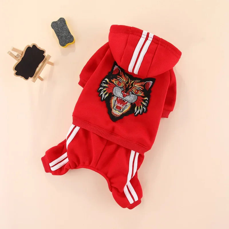 Cotton Dog Pajamas Romper Jumpsuit