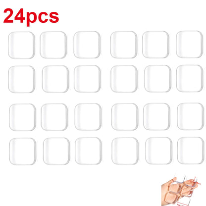 Transparent Self-Adhesive Silicone Door Wall Protector Pads