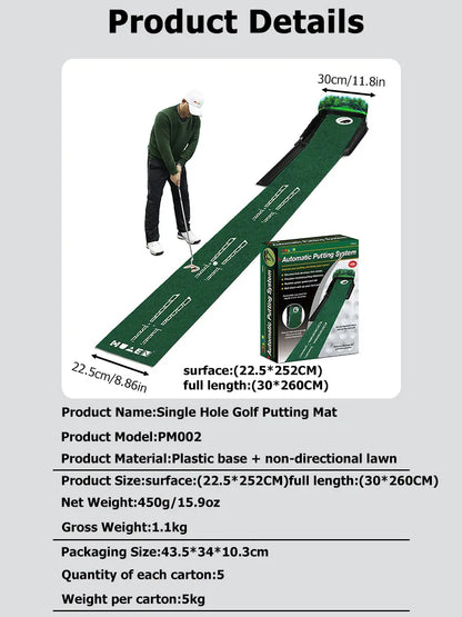 Portable Golf Putting Training Mat