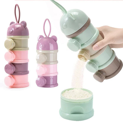 3Pcs/4Pcs Baby Formula Milk Storage Box