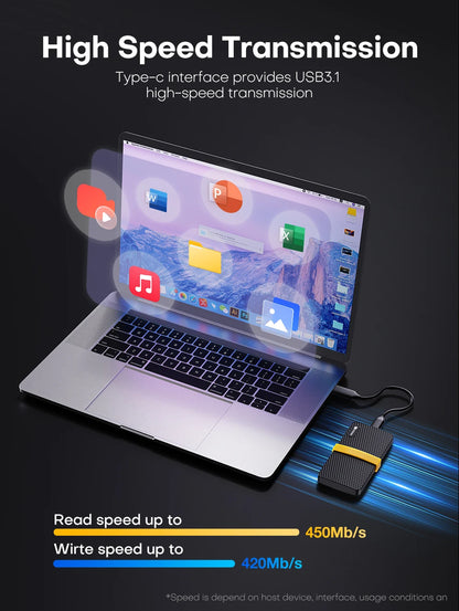 KODAK X200 Portable External SSD USB 3.1 Type-C