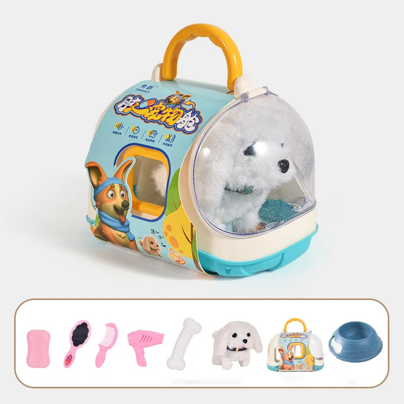 Electronic Walking Plush Puppy Toy