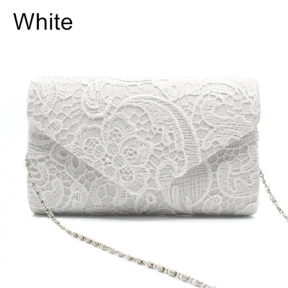 Lace Envelope Clutch Bag