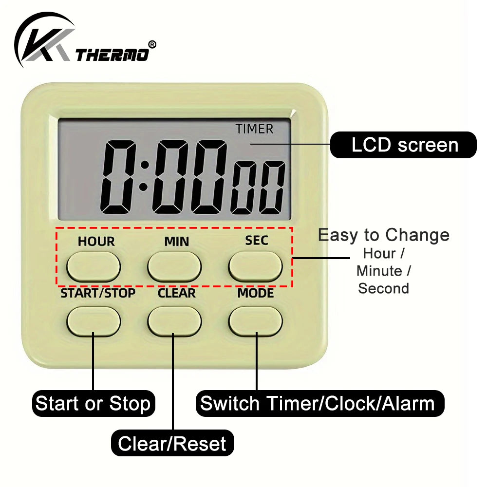 KT THERMO Digital Kitchen Timer & Alarm Clock