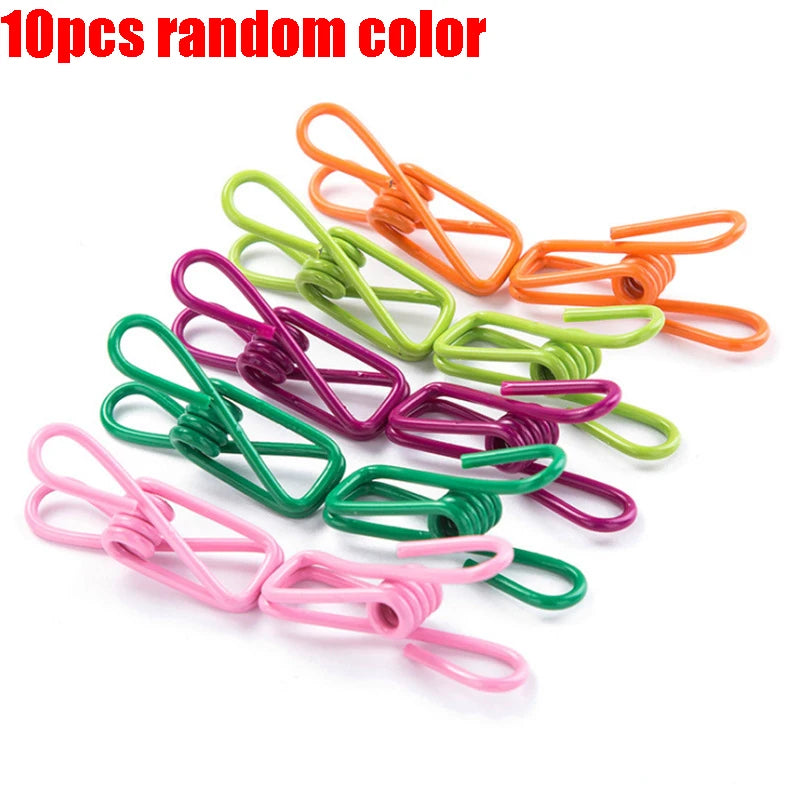 Multipurpose Stainless Steel Clips for Clothes & Storage