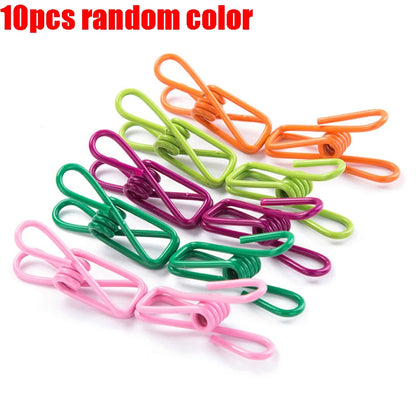Multipurpose Stainless Steel Clips for Clothes & Storage