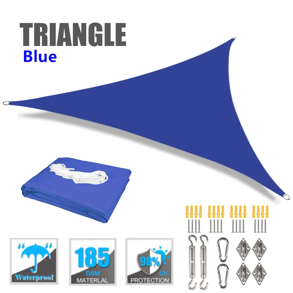 Waterproof Triangle Sun Shade Sail