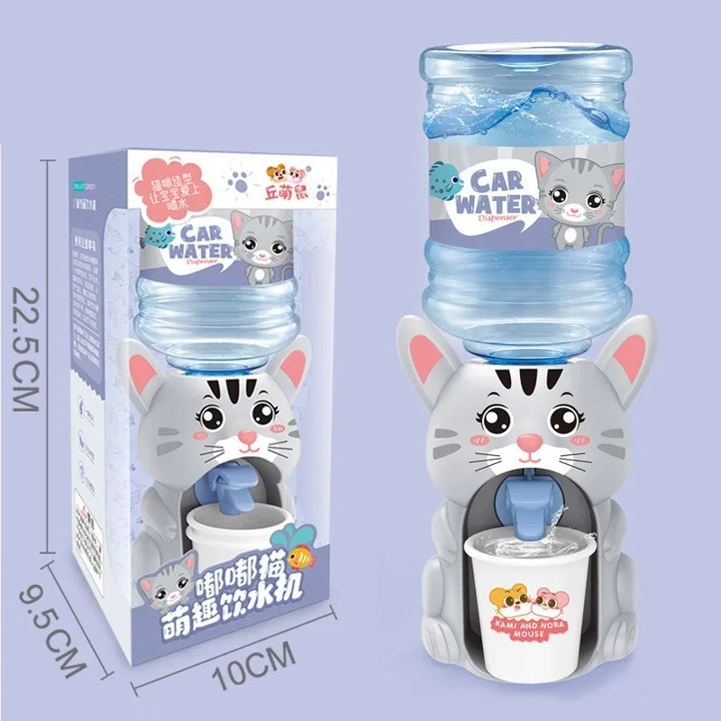 Cartoon Mini Water Cooler with Cup & Bottle