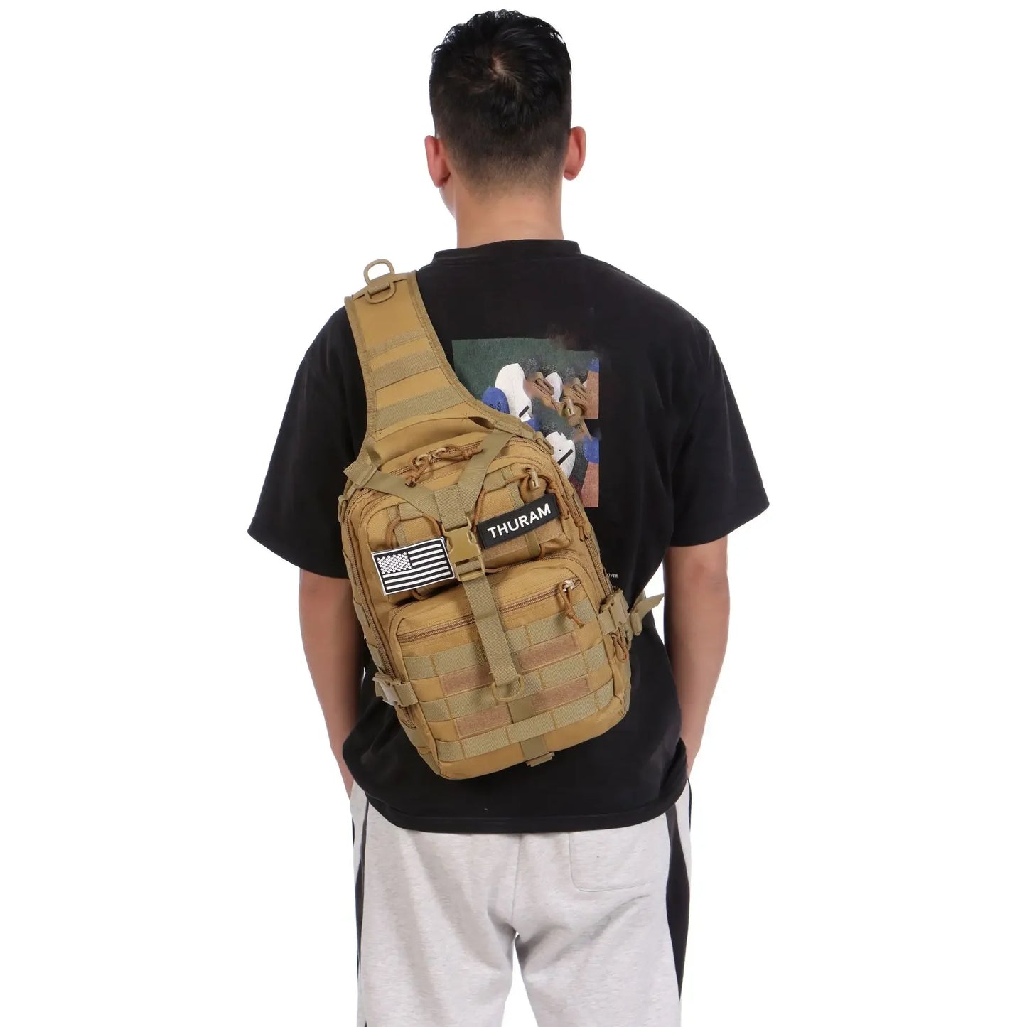 Waterproof Tactical Sling Backpack
