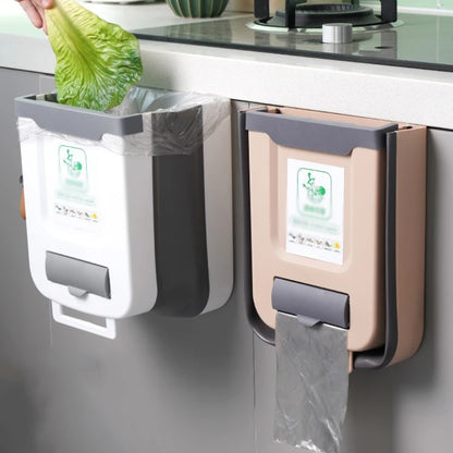 Wall Mounted Folding Kitchen Bin