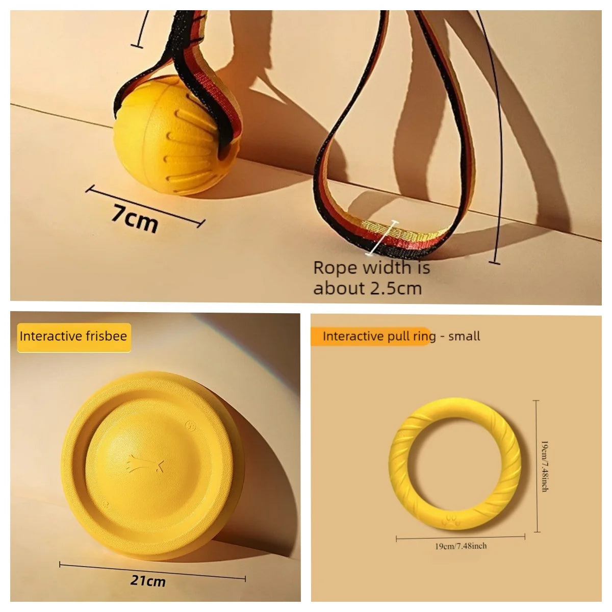 EVA Dog Frisbee Chew Toy